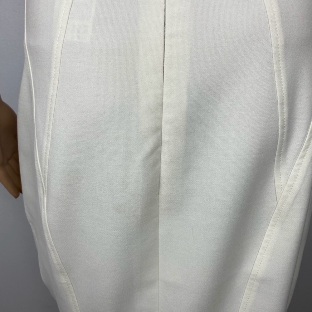 VERSACE COLLECTION WHITE PENCIL SKIRT - Picture 9 of 10